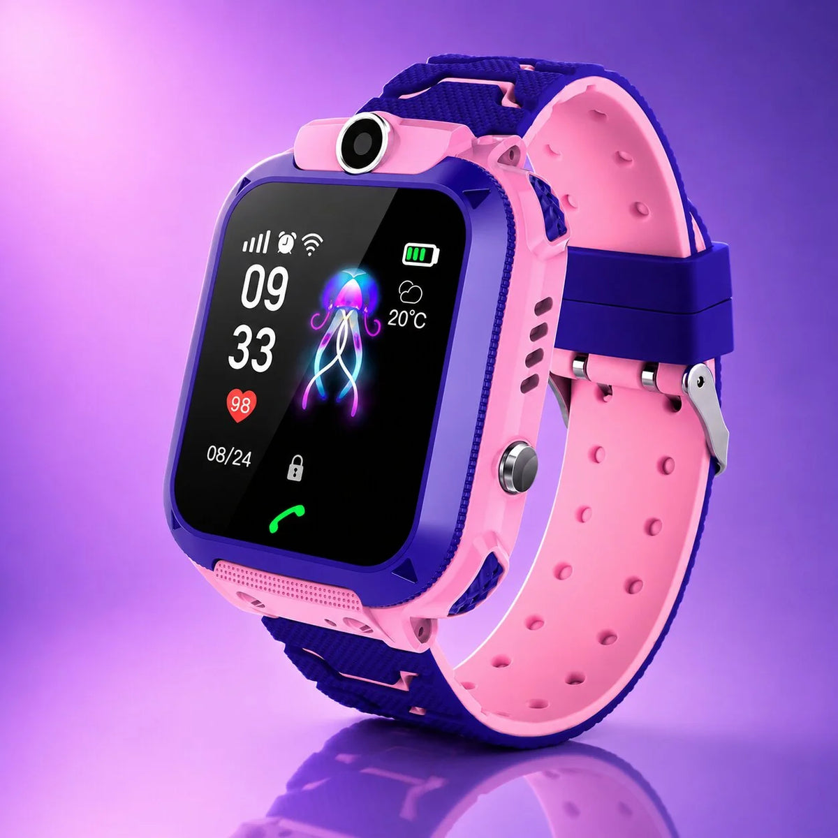 Kids Smartwatch GPS Tracking Calls & SOS