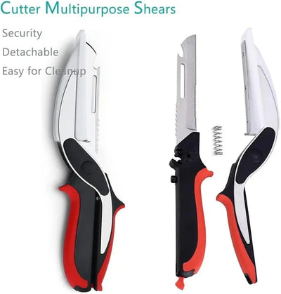 Kitchen Scissors Multifunctional Stainless Steel Safety Lock