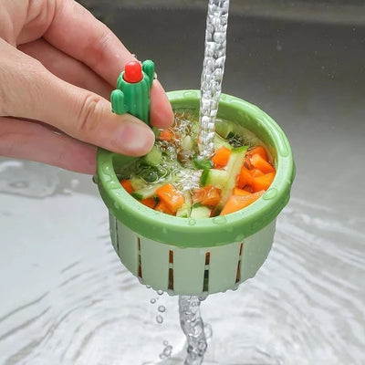 Kitchen Sink Strainer Cactus Lever Silicone Rim