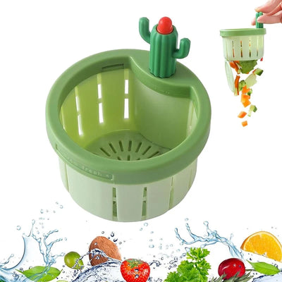 Kitchen Sink Strainer Cactus Lever Silicone Rim