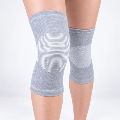Knee Compression Sleeve Bamboo Fabric Breathable Flexible Support