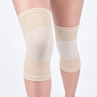 Knee Compression Sleeve Bamboo Fabric Breathable Flexible Support