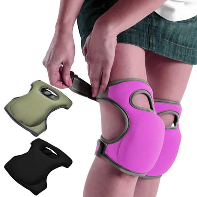 Knee Pads High-Density EVA Foam Water-Resistant & Adjustable Straps