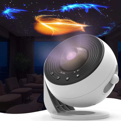 LED Film Disc Projector 13 Space Discs Silent Rotation