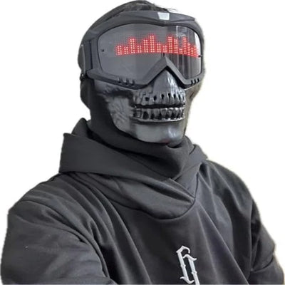 LED Mask App-Controlled Custom Display 8-Hour Runtime