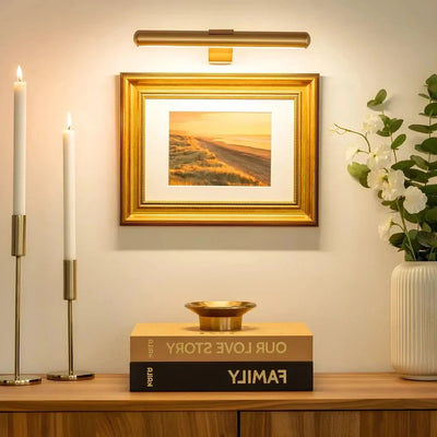 LED Picture Light 360° Adjustable Dimmable USB Rechargeable