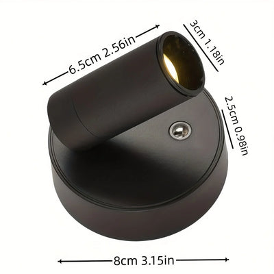 LED Spotlight Wireless USB-C Rechargeable Swivel Head