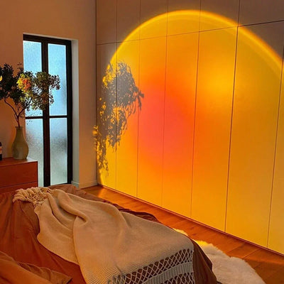 LED Sunset Lamp Warm Halo Adjustable Swivel Head