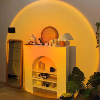 LED Sunset Lamp Warm Halo Adjustable Swivel Head