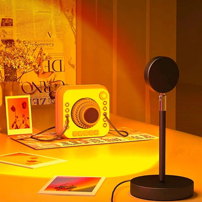 LED Sunset Lamp Warm Halo Adjustable Swivel Head