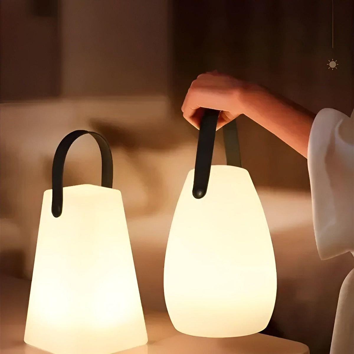 LED Table Lamp Remote & Dimmable USB-C Rechargeable Splash-Proof