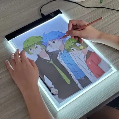 LED Tracing Tablet Ultra-Thin Adjustable Brightness USB-Powered