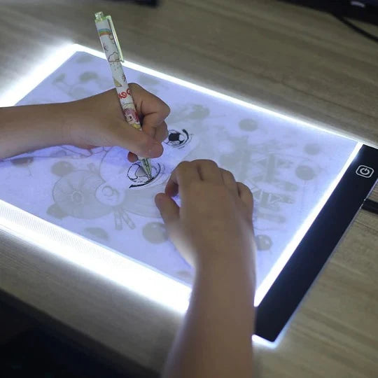 LED Tracing Tablet Ultra-Thin Adjustable Brightness USB-Powered