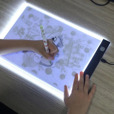 LED Tracing Tablet Ultra-Thin Adjustable Brightness USB-Powered