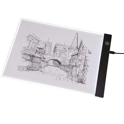 LED Tracing Tablet Ultra-Thin Adjustable Brightness USB-Powered