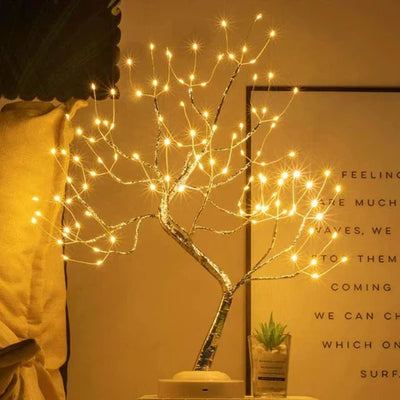 LED Tree Lamp Bonsai Warm White USB & Battery