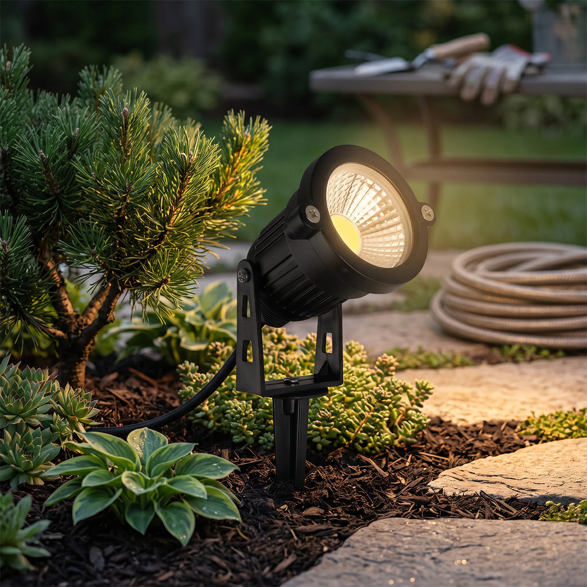 Landscape Spotlights 10-Pack Adjustable Weatherproof IP65