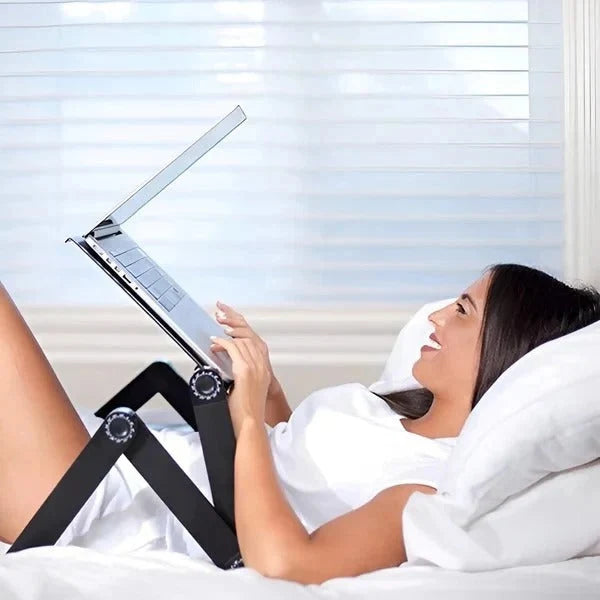 Laptop Stand Adjustable Aluminum Vented Detachable Mouse Pad
