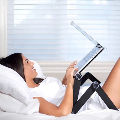 Laptop Stand Multi-Joint Adjustable Ventilated Aluminum Tray