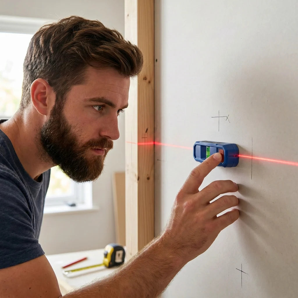 Laser Level 3-In-1 Stud Finder Magnetic Base