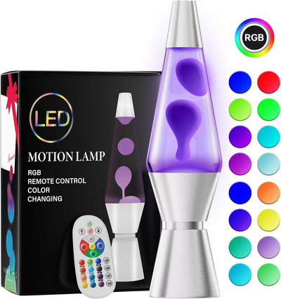 Lava Lamp 17-Color LED Remote Control