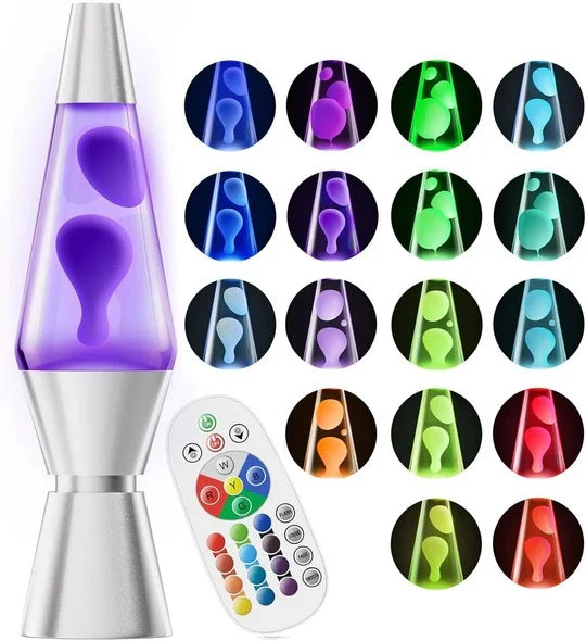 Lava Motion Lamp LED Color-Changing Remote Control