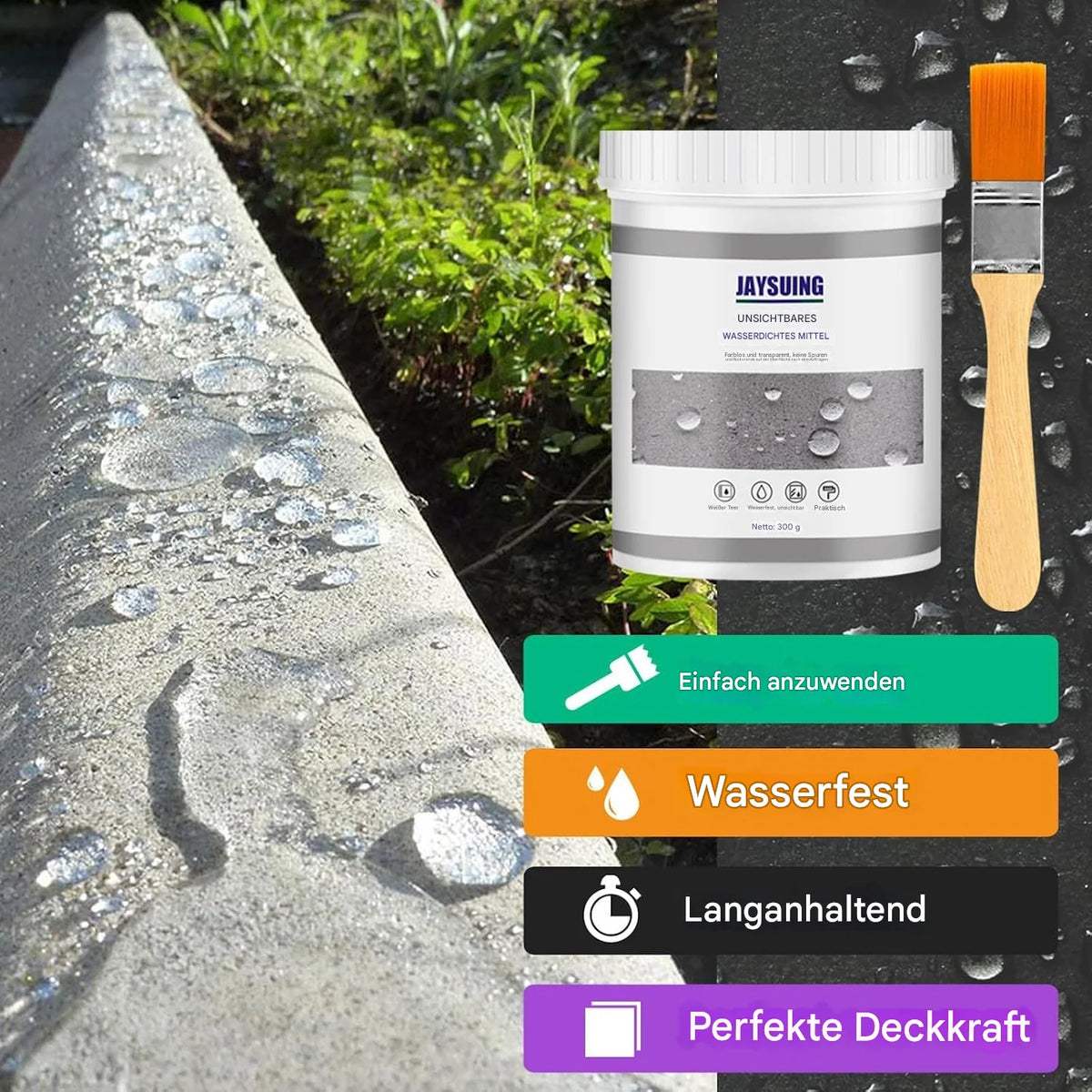 Leak Repair Sealant Brush-On Waterproof Paintable