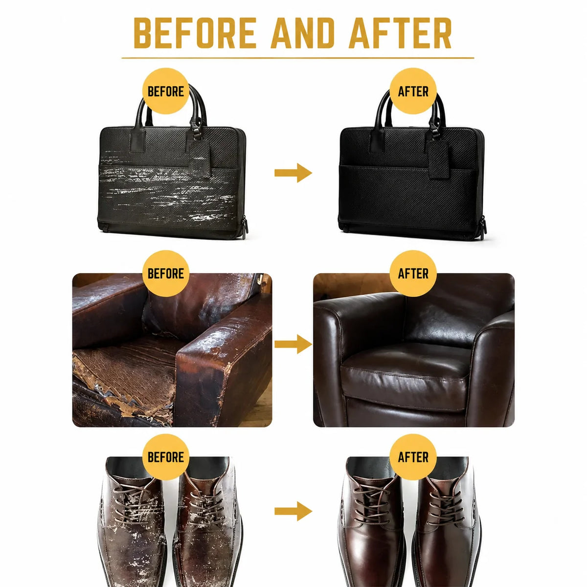 Leather & Wood Polish Plant-Based Waterproof Revitalizer