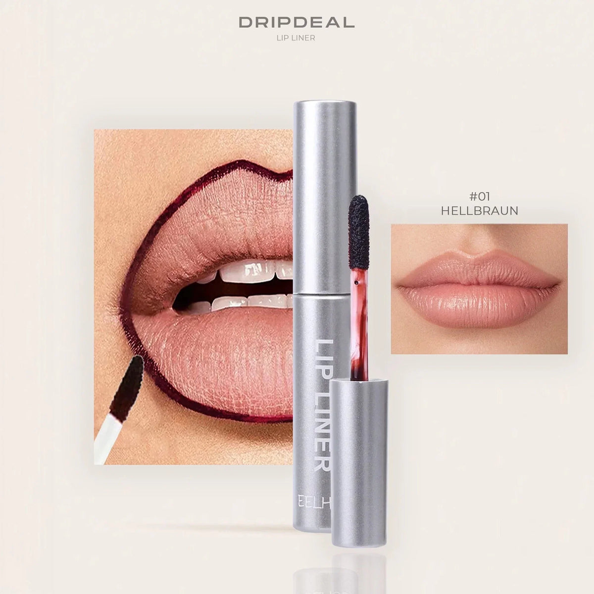Lip Liner Waterproof Matte Fine Tip