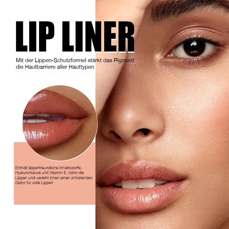 Lip Liner Waterproof Matte Fine Tip