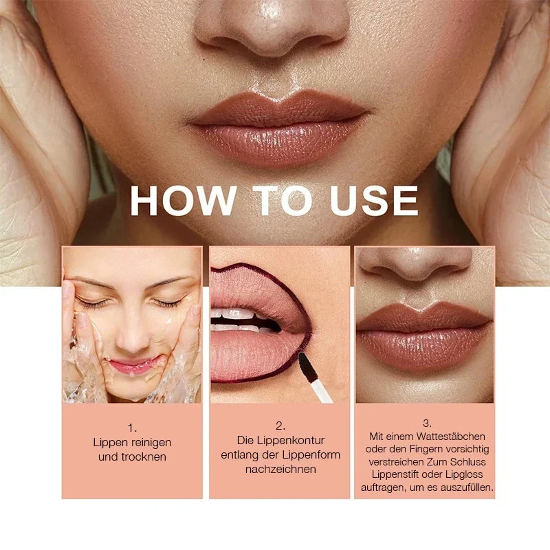 Lip Liner Waterproof Matte Fine Tip