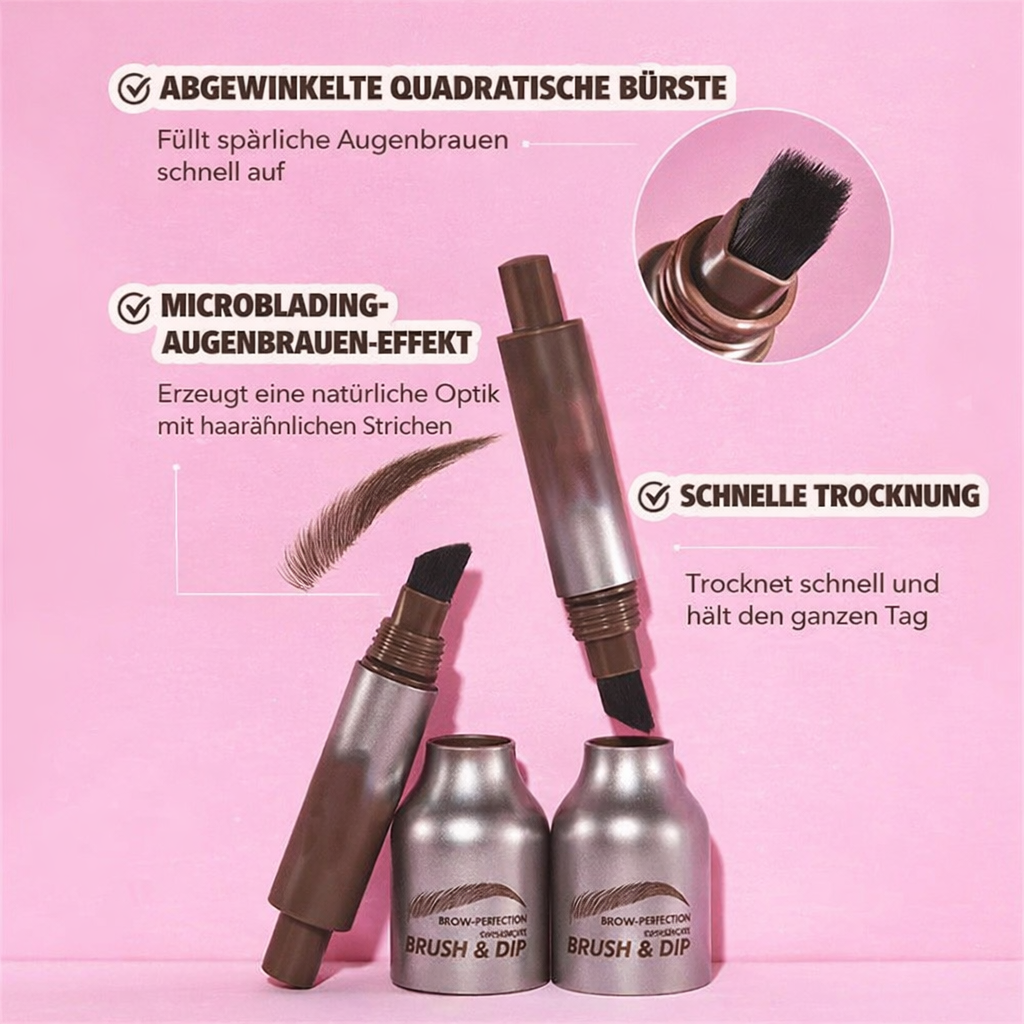 Liquid Eyebrow Pencil Angled Multi-Tip Smudge-Proof