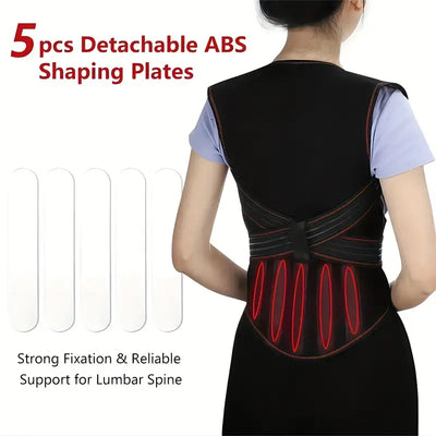 Lower Back Brace Adjustable Infrared Heat & 108 Magnets