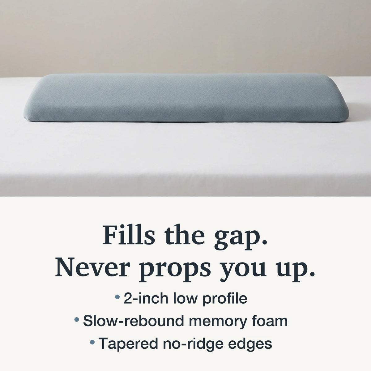 Lower Back Support Pillow Slow-Rebound Memory Foam Tapered Edge