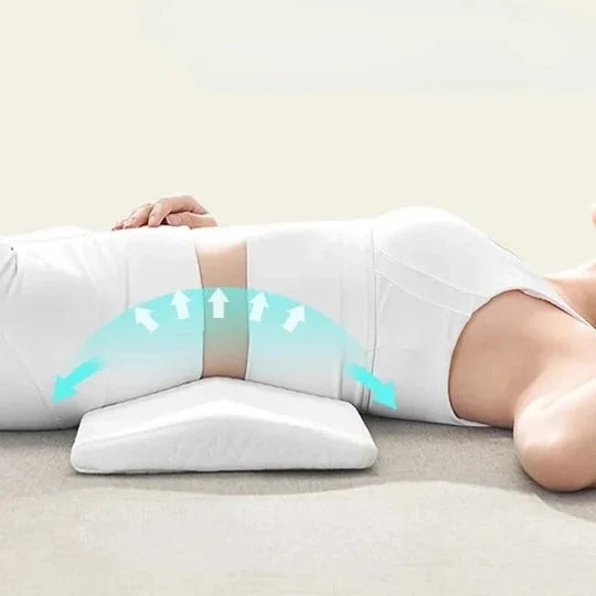 Lumbar Support Pillow Contoured Breathable Design