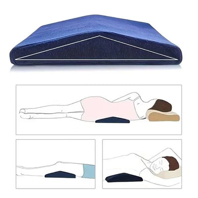 Lumbar Support Pillow Ergonomic Spine Alignment & Breathable Mesh