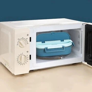 Lunch Box Insulated Multi-Compartment Snap-Lock Lid