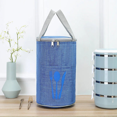 Lunch Cooler Bag Insulated Water-Resistant Front Cutlery Pocket
