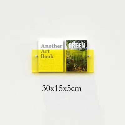 Magazine Holder Wall-Mounted Acrylic Space-Saving