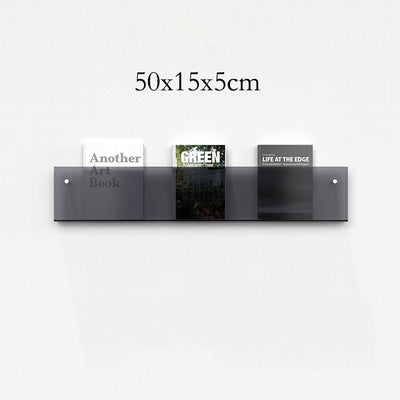 Magazine Holder Wall-Mounted Acrylic Space-Saving