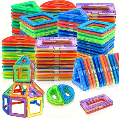 Magnetic Building Set Multicolored 48-68 Pieces