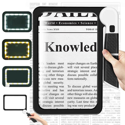 Magnifying Glass 5X Dimmable LED Lighting Foldable Design