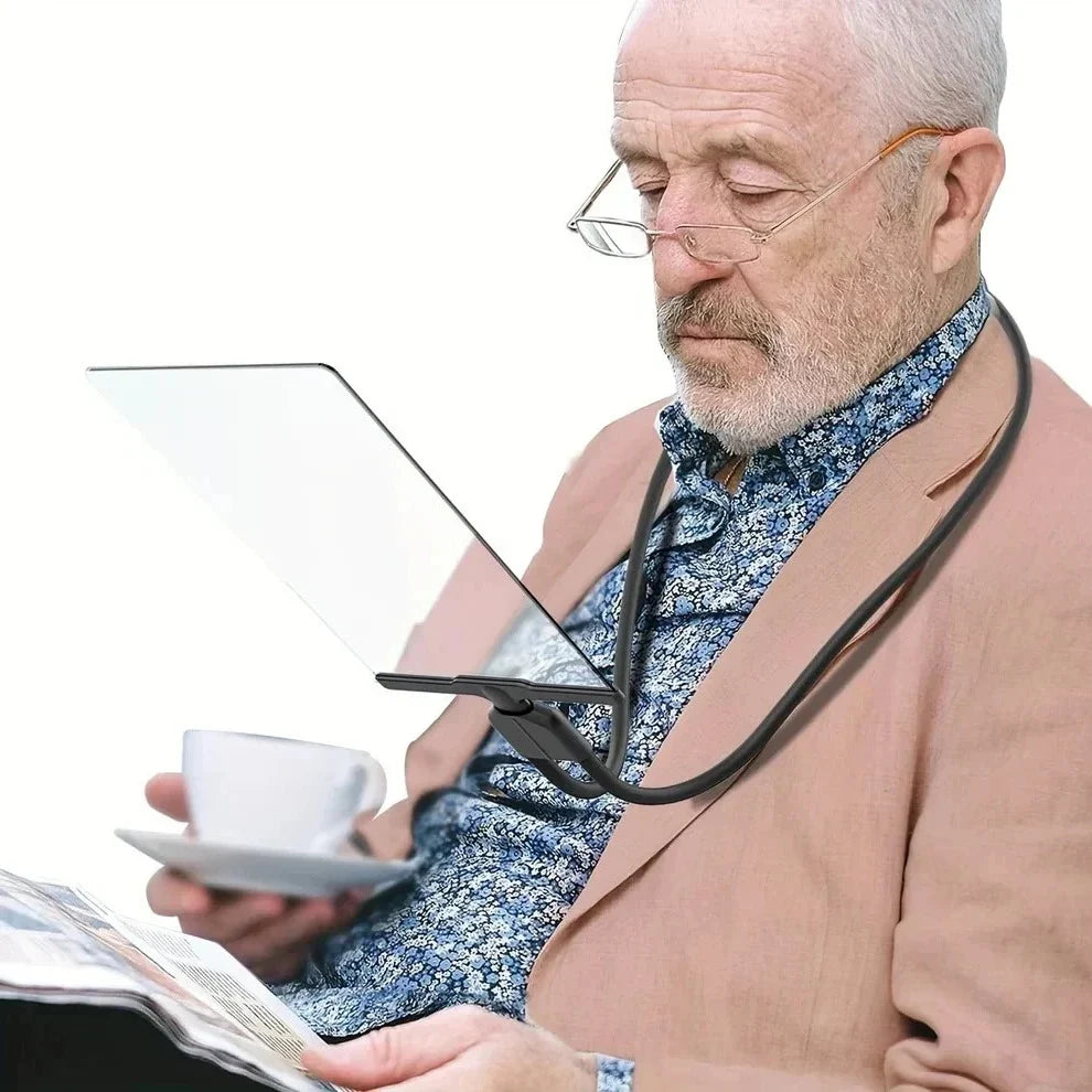 Magnifying Glass Hands-Free Flexible Neck Wide Lens