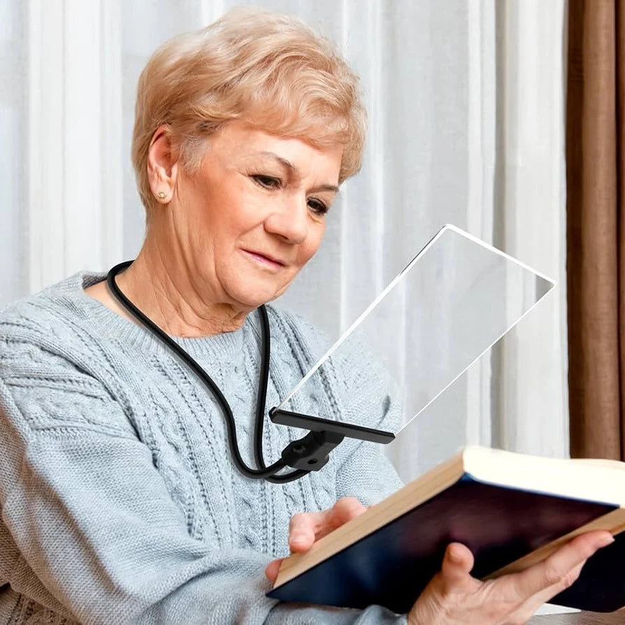 Magnifying Glass Hands-Free Flexible Neck Wide Lens