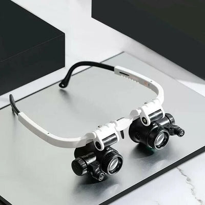 Magnifying Glasses 8x 15x 23x LED & Lightweight Frame