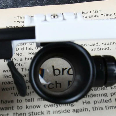 Magnifying Glasses 8x 15x 23x LED & Lightweight Frame