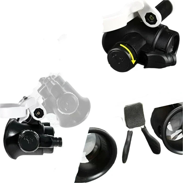 Magnifying Glasses 8x 15x 23x LED & Lightweight Frame