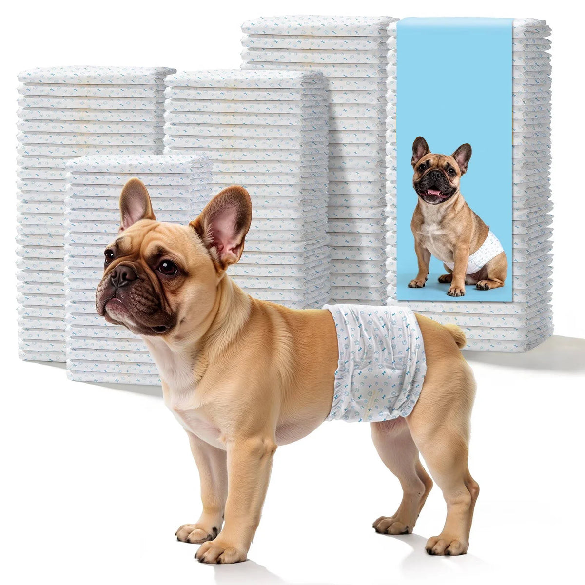 Male Dog Belly Band Leakproof Disposable Wetness Indicator