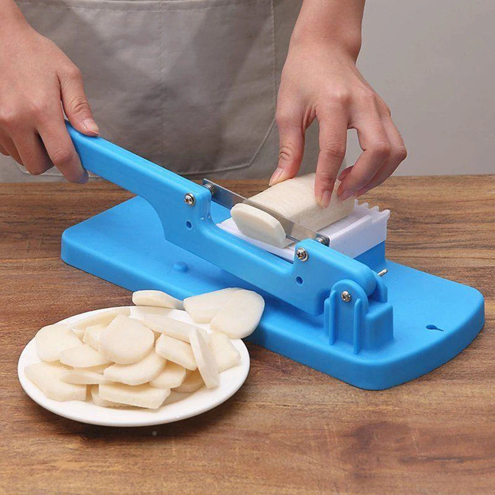 Manual Food Slicer Lever-Action Blade Stable Base