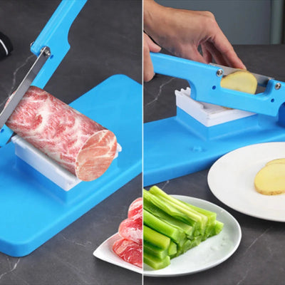 Manual Food Slicer Lever-Action Blade Stable Base